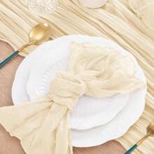 6/12/24/48pcs Set Cheese Printed Napkins, 50cm X 50cm Country Style Autumn Napkins, Suitable For Wedding, Autumn Dining Table Decoration