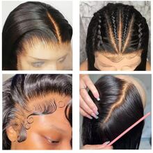 360 Straight Full Lace Front Wigs Human Hair For Women 180% Density Pre Plucked 100% Human Hair Brazilian Virgin Lace Frontal Wigs Human Hair Natural Color - Natural Black - View 7