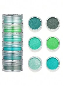 6 Colors/Set Pearlescent Powder Pigment Mica Mineral Powder For DIY Epoxy Resin Molds Dye Making Jewelry Making Resin Coloring
