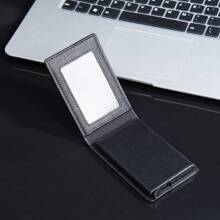 2025 Black Card Holder Case Short Wallet Men Credit Passport Card ID Bag Girls Unisex Coin Wallet Purse Male Female Gift Short Wallet Spring Summer Purse For Men Wallet Mini Wallet Purse Wallet Card Wallet - Black - View 8