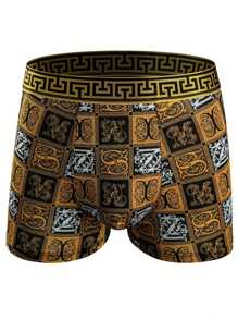 10pcs/Set Men's Casual Underwear Briefs, Breathable & Stretchy Sport Boxer Shorts, Soft & Comfortable Loungewear - Multicolor - View 3