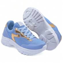 Women's Gym Walking Blogger Party Sneakers Soft Comfortable Lightweight - 查看 2
