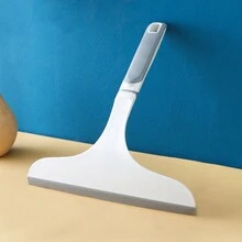 弧形手柄玻璃刮刀，TPR 柔性橡胶刮刀，家用桌面浴室玻璃清洁工具 - 彩色 - 查看 10