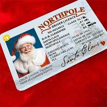 Giấy phép lái xe mô phỏng ông già Noel, Giấy phép bay thẻ ông già Noel sáng tạo tự làm, Trang trí cây thông Noel cho bữa tiệc, Đêm Giáng sinh, Trang trí bất ngờ cho hộp quà Giáng sinh, Những điều kỳ lạ, Trang trí thú vị, Quà tặng nhỏ cho bữa tiệc Giáng sinh, Giáng sinh - Nhiều màu - Xem 1