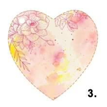 50 PCS 2.3 Inch Custom Heart Tags With Jute Twine, Personalized Heart Tags, Cute Romantic Simple Style, Heart Shaped Hang Tags, Present Heart Tags, Garment Hangtag, Gift Tags For Birthday - Pattern - View 13