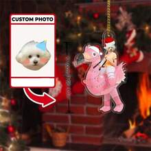 1 móc khóa khủng long tùy chỉnh - Hình ảnh tùy chỉnh cá nhân bằng Acrylic, thích hợp cho ba lô và cặp học sinh - Món quà độc đáo cho thú cưng, Halloween và Giáng sinh - Nhiều màu - Xem 8