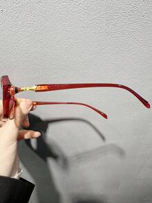 Kính chống ánh sáng xanh thời trang mới 2024 cho nữ, gọng TR siêu nhẹ màu đen, đỏ, nâu - Nhiều màu - Xem 6