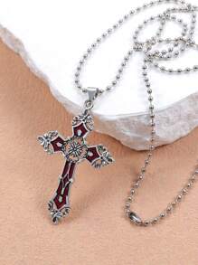 一條歐美復古簡約時尚鋅合金哥德式吊墜 男女通用項鍊