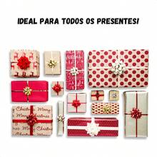 Wrapping Paper Roll Christmas Packaging Reel 100m - 聖誕老公公 - 查看 4