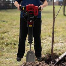 Tree Digging Machine,Petrol Gas Powered Portable Excavator, Petrol Engine Tree Digger - Black - View 3