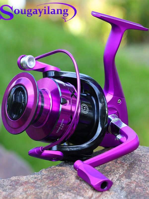 SOUGAYILANG Spinning Reel -5.2:1 Gear Ratio, Smooth Casting, And Durable Performance - Perfect For Beginner Anglers, Ice Fishing, And Freshwater Fishing Enthusiasts