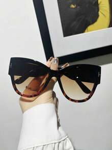1 chiếc gọng kính mắt mèo thời trang cỡ lớn Phụ kiện đi biển cho phụ nữ Kính râm - Nhiều màu - Xem 9
