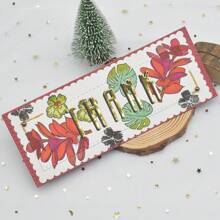 1 Pc A To Z Letters Cutting Dies Letter Metal Die Cuts For DIY Scrapbooking Album Card Making Paper Crafts - Silver - View 5