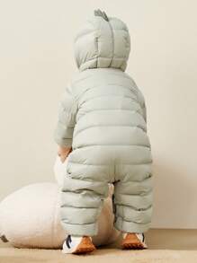 mini bala Waterproof, Oil-Proof, Windproof Down Jumpsuit Warm Baby Winter Outdoor Romper