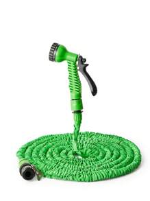 1 pieza Pistola de lavado de autos de alta presión de uso múltiple con manguera extensible de 50 pies/15 m - Manguera de jardín expandible 3 veces - Grado comercial, apta para lavado de autos y jardinería - Rosca estándar, fácil de conectar - Multicolor - Ver 12