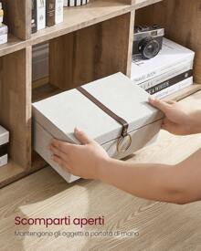 VASAGLE Storage Rack - สีน้ำตาลกาแฟ - ดู 3