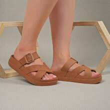 Sandalia Papete FIVELA Feminino Confortável Birken em Cores para o Verão Lançamento