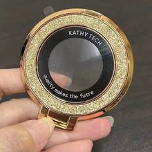 360 度旋转新款背贴水钻磁性化妆镜创意折叠无线手机支架桌面休闲镜 - 彩色 - 查看 10