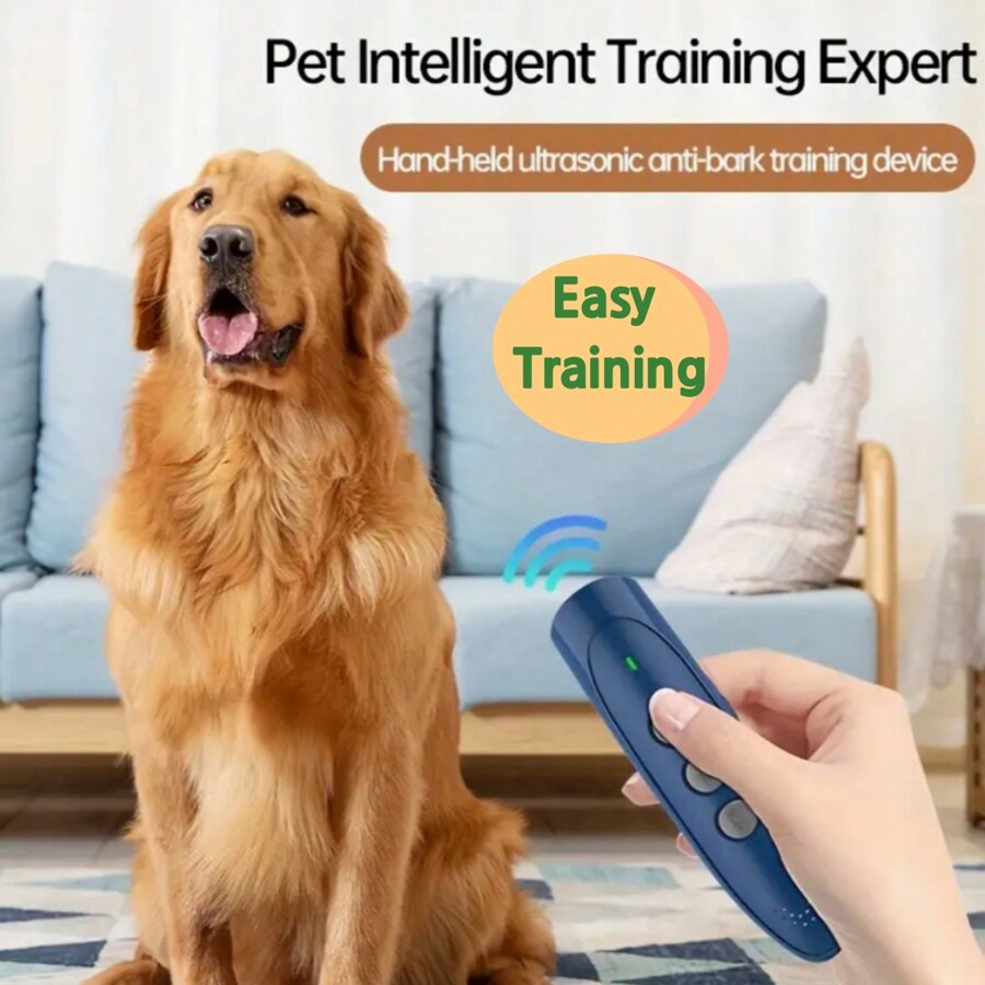 1pc Ultrasonic Dog Repeller Mini Handheld AntiBarking Tool Stop