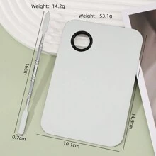 Stainless Steel Makeup Color Mixing Palette, Foundation, Gel Polish Color Mixing Palette, Makeup & Nail Art Tool Set,Brush Set,Makeup Brush Kit,Make Up Brush Set,Make Up Set Complete,Makeup Brush Set,Complete Makeup Kit,Brush Kit,Brushes Makeup Set,Makeup Gift Set,Set - Silver - View 8