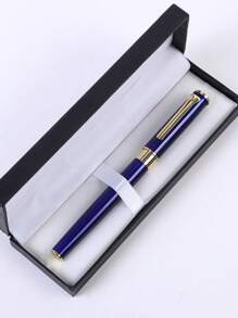 【定制】不锈钢金属商务办公圆珠笔套装带礼盒，适合日常书写、签名、节日、父亲节、感恩节、圣诞节、生日礼物、朋友、亲戚、领导、同事 - 多色 - 查看 27