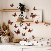 12 Miếng dán tường hình bướm chết chóc tuyệt đẹp dùng để trang trí nhà cửa - Nhiều màu - Xem 10