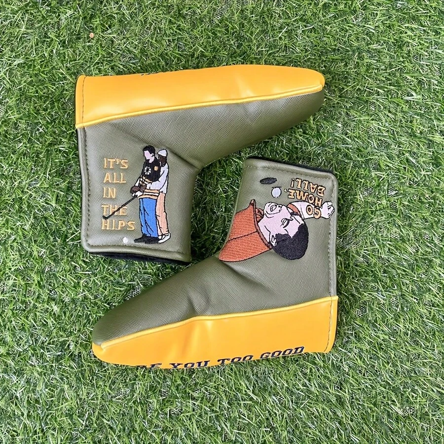 1pc Golf Club Putter Cover Golf Club Head Covers Covers Golf Accessories Golf Supplies Limited Edition - Yellow - View 1