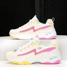 Skechers D'LITES 4.0 Series Panda Lace-Up Fashion Sneakers