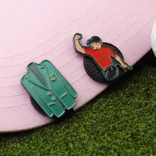 Dụng cụ đánh dấu bóng gôn Putter, Kẹp mũ từ tính, Dụng cụ căn chỉnh gậy gôn Putter, Dụng cụ đánh dấu bóng gôn - Nhiều màu - Xem 18