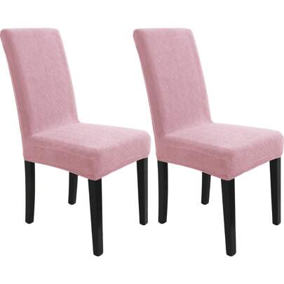 YSTYLE Stoelhoezen met rugleuning 2/4/6 stuks, keuken woonkamer stoelhoezen, elastische stoelhoezen, universele eetkamerstoelhoezen, stoelhoezen anti-kras kattenstoelhoezen