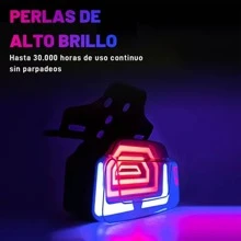 Luz De Freno Stop Motocicleta Moto Direccionales Universal,Lámpara Freno Trasera Impermeable - Negro - Ver 9