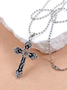 一條歐美復古簡約時尚鋅合金哥德式吊墜 男女通用項鍊