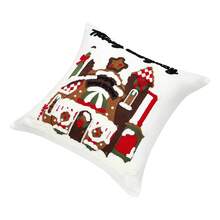 Christmas Embroidered Pillow Case Without Pillow Core - Multicolor - View 2