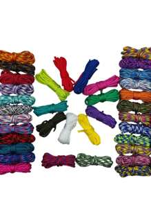 36pcs 3m Length Umbrella Cord For DIY Weaving, Outdoor Emergency Rope, 7-Core Umbrella Rope, Binding Rope
