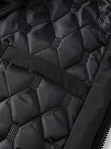 Men's Winter Thicken Jacket Outerwear - Grey - View 4