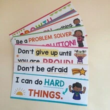 16PCS Poster giáo dục câu nói tích cực, tư duy phát triển truyền cảm hứng và động lực cho giáo viên và học sinh - Biểu ngữ và áp phích lớp học để trang trí nghệ thuật treo tường - Bảng thông báo và đồ trang trí tường cho trường mẫu giáo, tiểu học và trung học cơ sở - Nhiều màu - Xem 4