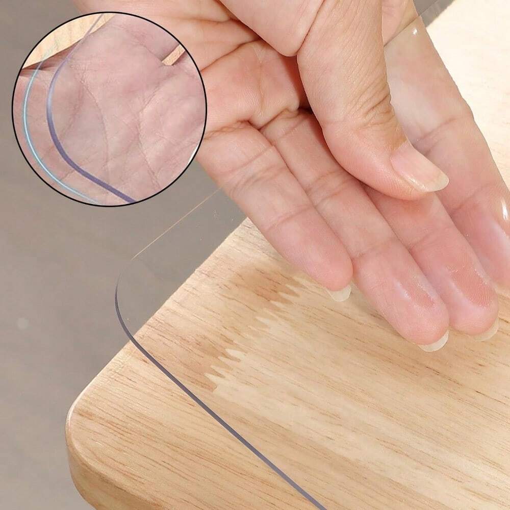 Multi Thickness, MultiSize2.0mm Thick Clear PVC Table Cover Protecto