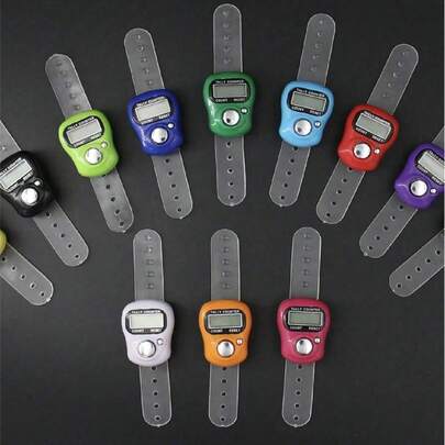 1pc Resettable 5-Digit LCD Electronic Counter With Numeric Display, Compact Finger Counter, Suitable For Sports Training
