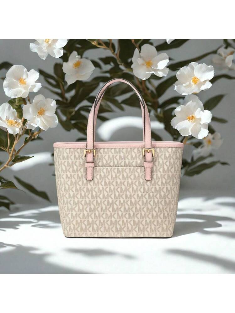 Michael Kors Women Jet Set Travel Xs Cryl Conv Tz Tote Bag Single