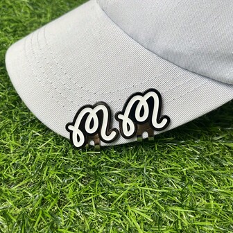1pc Magnetic Cartoon Golf Hat Clip With Durable Metal Ball Marker - Perfect Gift For Women Golf Lovers
