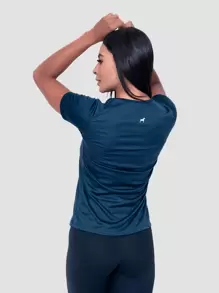 Kit 5 Women's Dry Fit Gym Workout Sports Tops - 彩色 - 查看 5