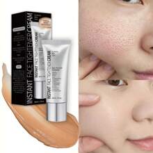 BARUBT 毛孔细致和细纹平滑霜，30ml - 低过敏保湿和紧致遮瑕膏，男女皆宜，缩小毛孔，抚平肌肤，打底妆，打造亮丽肤色 - 銀色 - 查看 1