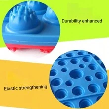 超慢跑专用足部按摩垫指压板成人家用就位柔软硅胶趾压板经络沟通 - 彩色 - 查看 3