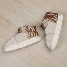 Women's Boot Slippers. - Khaki - View 3