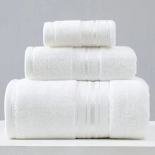 1pc Bath Towel/Hand Towel/Face Towel & 3pcs Set (Bath Towel+Hand Towel+Face Towel), Satin Thick Absorbent Quick-Dry Lint-Free Bathroom Towels, Soft & Comfortable For Face & Body Home Bathroom Decor Back To School For Beauty Salon Home Bathroom Shower Towels For Beaty Salon, Hotel Sports,Home Essentials, Towel, Skin Care Bath Towel Sheet