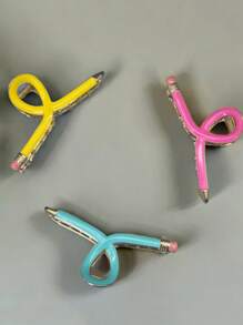 Elegant, Cute, Stylish Hair Claw, Suitable For Girls, Parties, Casual, Sweet, Versatile For All Seasons Claw Clips Hair Clips Hair Jaw Clip Hair Clamps Hair Clutch Hair Catcher Clip, School Stuff, College Fall Winter Hair Accessories For Women For Vacation Outfits Woman - Multicolor - View 3