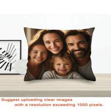 1 件定制单面枕套带图片 DIY 纪念礼物枕套个性图像枕套适合家人朋友自己宠物婴儿母亲节礼物印花枕套 45*45，建议图像分辨率超过 1000 像素冬日平安夜礼物返校冬季礼物创意男孩女孩情人节 - 彩色 - 查看 5