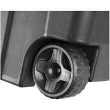 Set Of 2 Black 40 Gallon Industrial Tote Plastic Bins With Wheels - Convenient Storage Solution - 1 - 查看 2