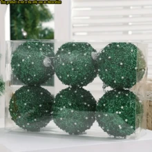 Bộ 12 quả bóng trang trí Giáng sinh sáng bóng, đồ trang trí treo ngày lễ nhiều màu, thích hợp để trang trí tiệc Giáng sinh, đồ trang trí cây thông Noel bằng nhựa chống vỡ, đồ trang trí nhà cửa và phòng ngủ - Nhiều màu - Xem 12