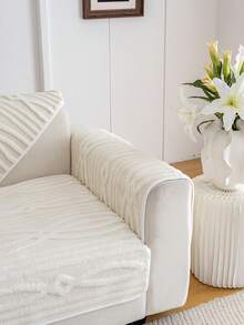 1 Vỏ gối sofa nhung, họa tiết nút thắt hình số 8, kiểu dáng bất ngờ đơn giản, vỏ gối sofa chống trượt chống mèo cào trang trí nhà cửa, vỏ gối sofa bốn mùa đa năng - Màu be - Xem 6
